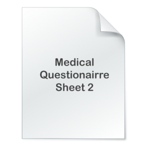 medical questionnaire 2